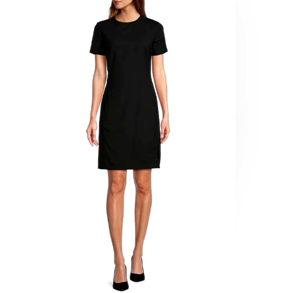 Antonio Melani Crissy Short Sleeve Crew Neck Stretch Sheath Dress- Size 4